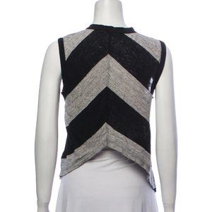 ALC Black and Gray Linen Tank